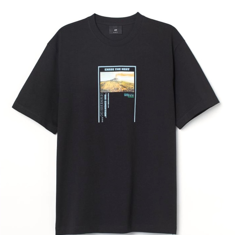 H&M CoolMax Relaxed Fit T-Shirt - L